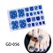 Kitcheniva Nail Wraps Self Manicure Art Sticker Decor 3D Decals